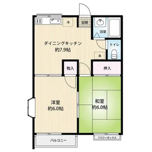 グランデュールYANO【2階】の間取り