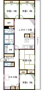 東京都杉並区成田東4【アパート】の間取り