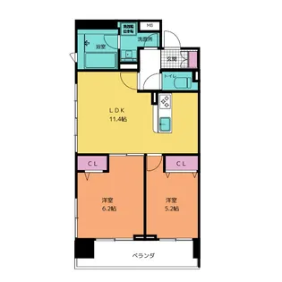 さくらHills ROKUBAN Platinum Residence【12階】の間取り