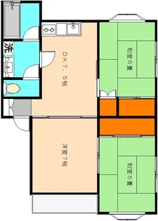ジュメールII【1階】の間取り