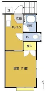 メゾン和幸【1階】の間取り