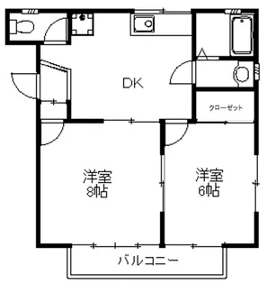 ルミネスYSD【1階】の間取り