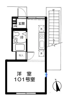 ボナール【1階】の間取り