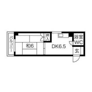 チサンマンション岐阜金宝町【3階】の間取り