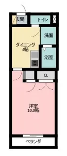 レーディゲン初生【2階】の間取り