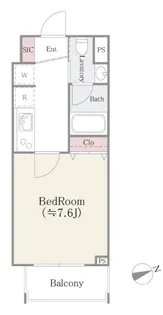 Lemuria浅草【6階】の間取り