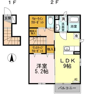 東京都杉並区井草1【アパート】の間取り