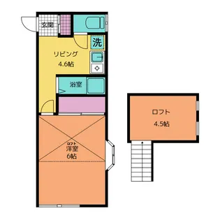 グリーンハイツマスダ【2階】の間取り