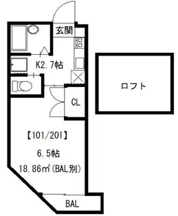 メゾン・エピ【1階】の間取り