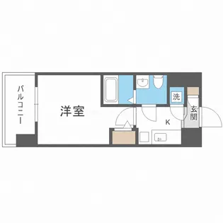 エスリード新梅田ノースポイント【2階】の間取り