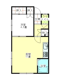 コーポコスモ【2階】の間取り