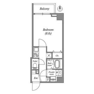 ルネサンスコート世田谷区役所前【5階】の間取り