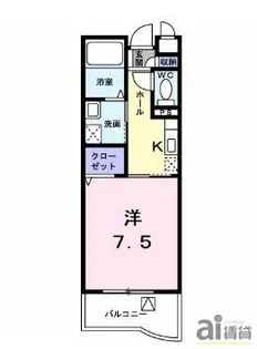 ピナイサーラ東大和【3階】の間取り