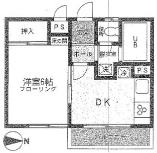 メゾンド・ラ・ネージュ【3階】の間取り