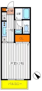 東京都日野市神明4【アパート】の間取り