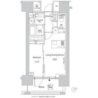 ザ・パークハビオ目白タワー【16階】の間取り