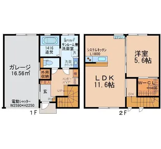 Gスクエア諸江の間取り