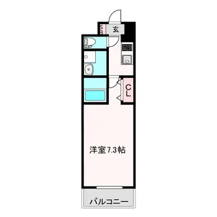 アーバンパーク田辺【8階】の間取り