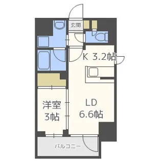 ネストピア天神東II【2階】の間取り
