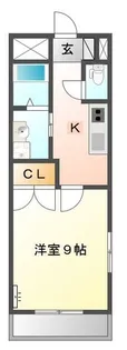 1Kの間取り画像