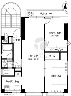 小島ビル【4階】の間取り