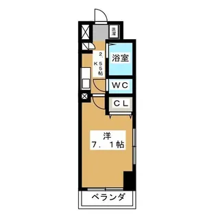 S-FORT本八幡Mairie【4階】の間取り