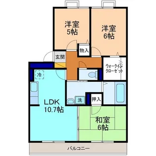 セントルイン壱番館 A棟【1階】の間取り