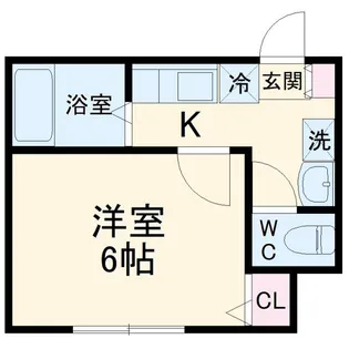 ヒルズ勝田台【1階】の間取り