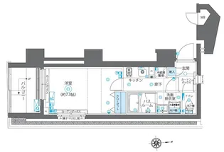 ZOOM新宿下落合【1階】の間取り