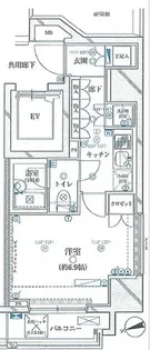 東京都港区西麻布4【マンション】の間取り