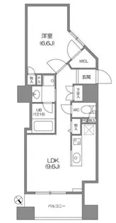 Le Clair新川レジデンス 【ルクレ新川レジデンス】【4階】の間取り