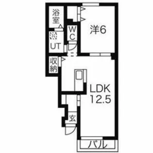 グレーシア【1階】の間取り
