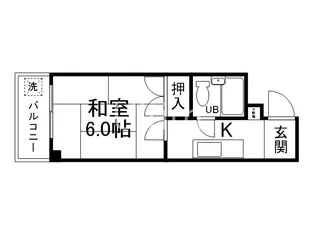 コーポラスK【3階】の間取り
