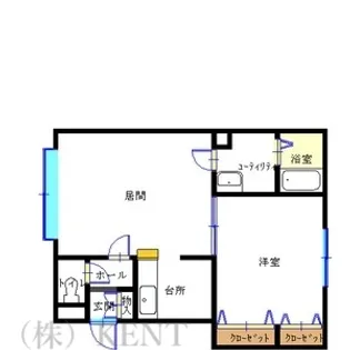 ル・シフォン【1階】の間取り