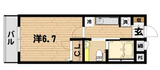 東京都大田区東六郷3【マンション】の間取り