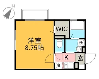 千葉県市川市妙典6【アパート】の間取り