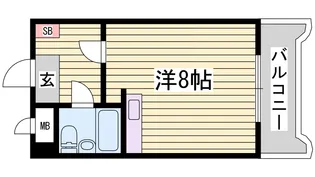 メゾンYS【1階】の間取り