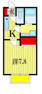 リヴェール武蔵野【1階】の間取り