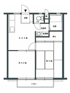 ミドリハイツ【1階】の間取り