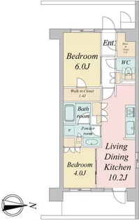 東京都武蔵野市境2【マンション】の間取り