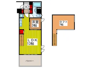 KEYAKI HOUSE【3階】の間取り