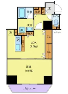 東京都台東区東上野3【マンション】の間取り