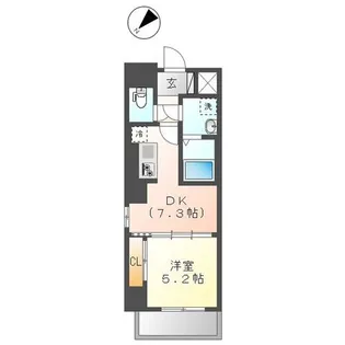 ami fleur -アミ・フルール-【6階】の間取り