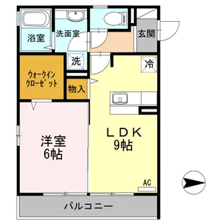 東京都北区上中里2【アパート】の間取り