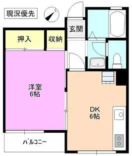 ライフメイト蟻ケ崎【1階】の間取り