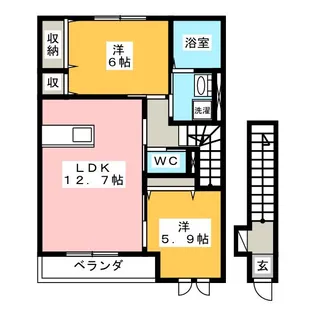 grace【2階】の間取り