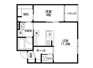 シュアネスIV【3階】の間取り