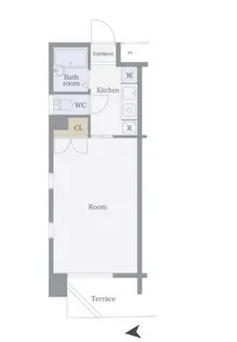 プレール大岡山【1階】の間取り