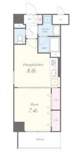 リッツ ラピス【4階】の間取り