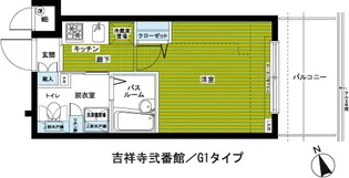 フェニックス吉祥寺弐番館【10階】の間取り